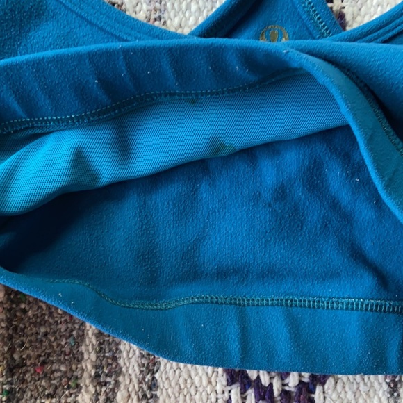 Lululemon teal flow Y bra light support - Picture 4 of 7